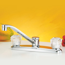 two handle kitchen faucet