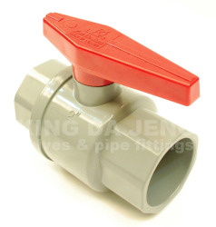 two piece ball valve