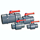 two pieces ball valve 