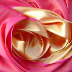 two tone stretch satin