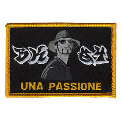 una passione embroidered patch