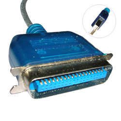 usb a male to parallel printer cables 