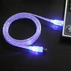 usb lighted cable assemblies