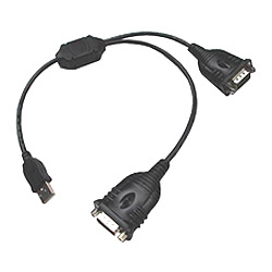 usb to dual rs232 serial cables