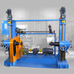 vertical type single take up machine 