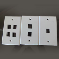 vertical us style flush plate