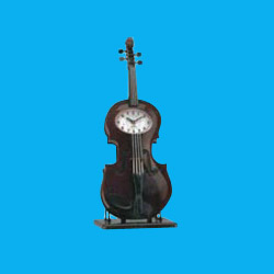 violin quartz alarm clocks 