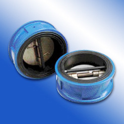 wafer type dual plate check valve 