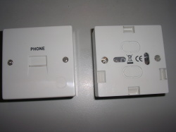 wall plate telephone filters