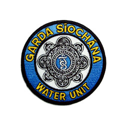 water unit embroidered patch 