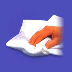 wet napkin wiping paper