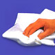 wet napkin wiping paper 