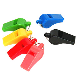 plastic whistle