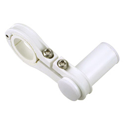 White Plastic Computer Mounts