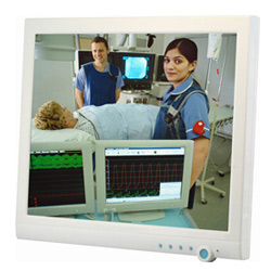 wide view slim medical panel pc