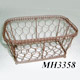 wire oblong basket 