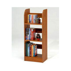 wood bookshelves