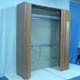 wooden closet