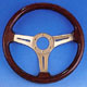 wood steering wheel 