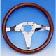 wood steering wheel 