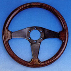 wood steering wheel 