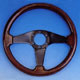 wood steering wheel 