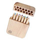 Wooden Pencils In The Square Shape Wooden Boxes