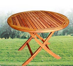 wooden round tables