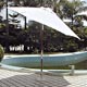 250CM Wooden Umbrella With Line Skirts ( Garden Furniture)