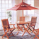 Pagoda Style Wooden Patio Umbrellas ( Outdoor Garden Furniture)