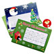 X'mas Embroidered Calendar Cards