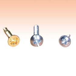 yc 15 chipboard screws in assorted finishes