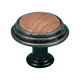 zinc alloy insert wood knobs 